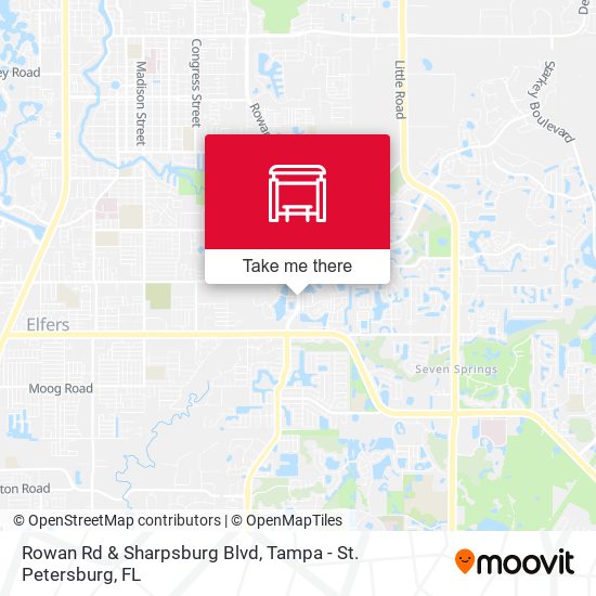 Mapa de Rowan Rd & Sharpsburg Blvd