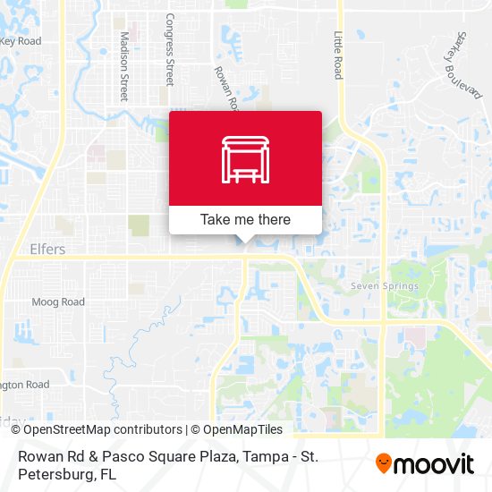 Mapa de Rowan Rd & Pasco Square Plaza