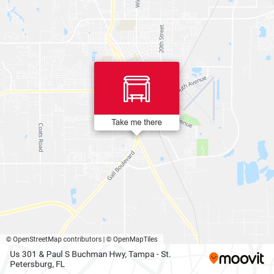 Mapa de Us 301 & Paul S Buchman Hwy