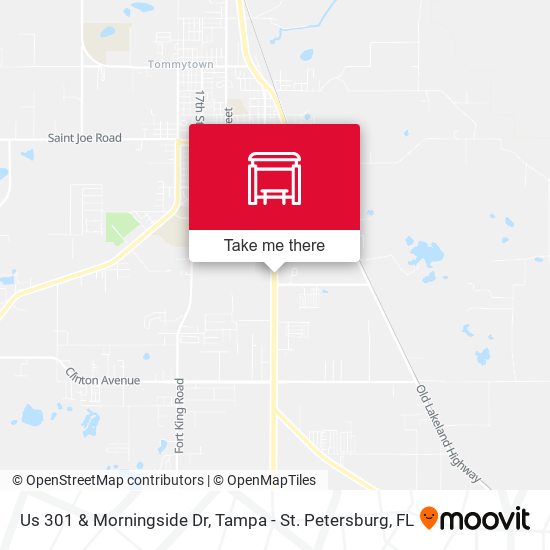 Us 301 & Morningside Dr map