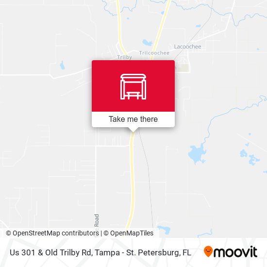 Us 301 & Old Trilby Rd map