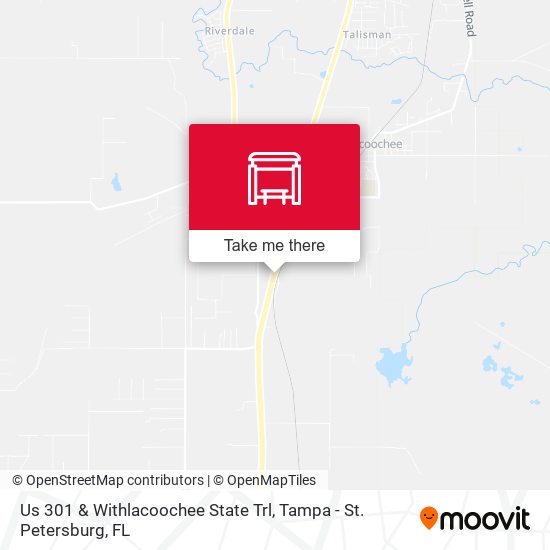 Mapa de Us 301 & Withlacoochee State Trl