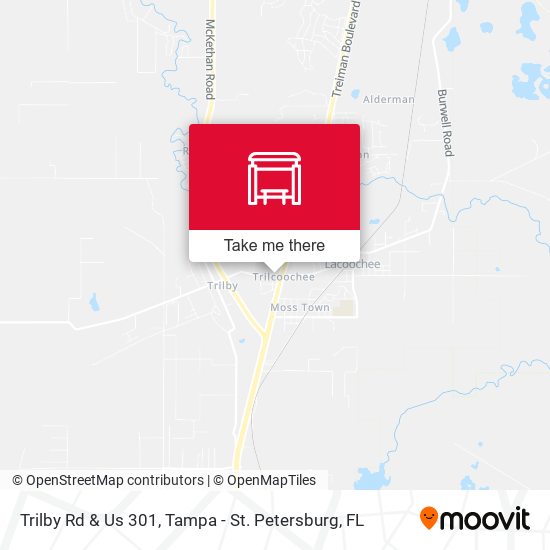 Mapa de Trilby Rd & Us 301