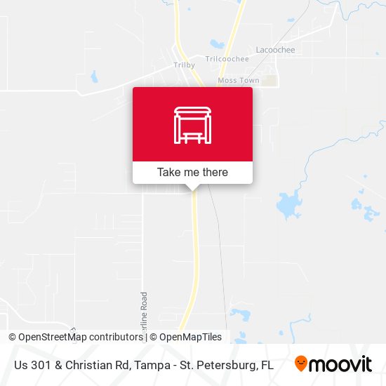 Us 301 & Christian Rd map