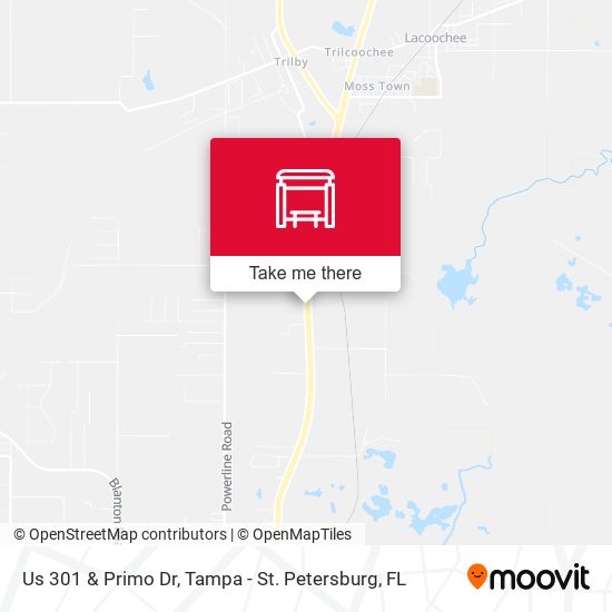 Us 301 & Primo Dr map