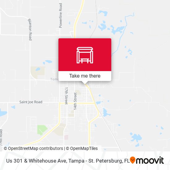 Mapa de Us 301 & Whitehouse Ave