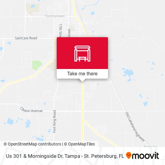 Us 301 & Morningside Dr map