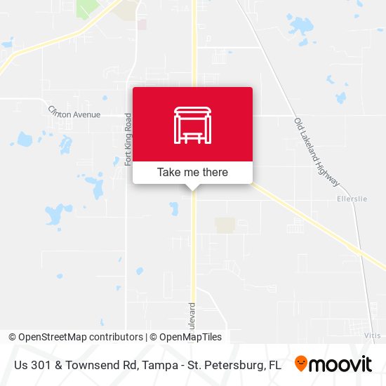 Us 301 & Townsend Rd map