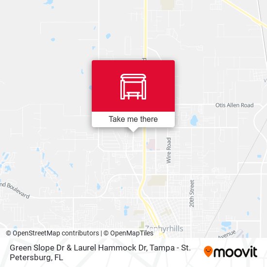 Green Slope Dr & Laurel Hammock Dr map