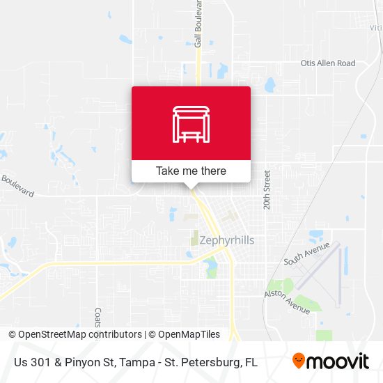 Mapa de Us 301 & Pinyon St