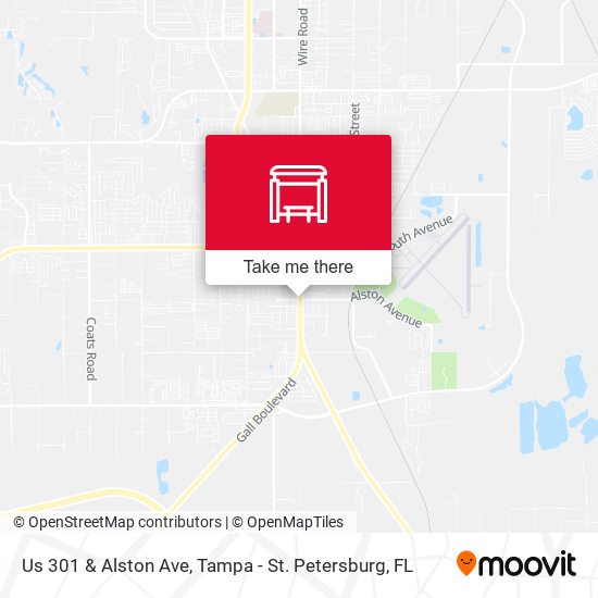 Us 301 & Alston Ave map