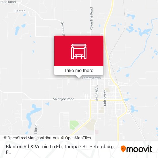 Mapa de Blanton Rd & Vernie Ln Eb