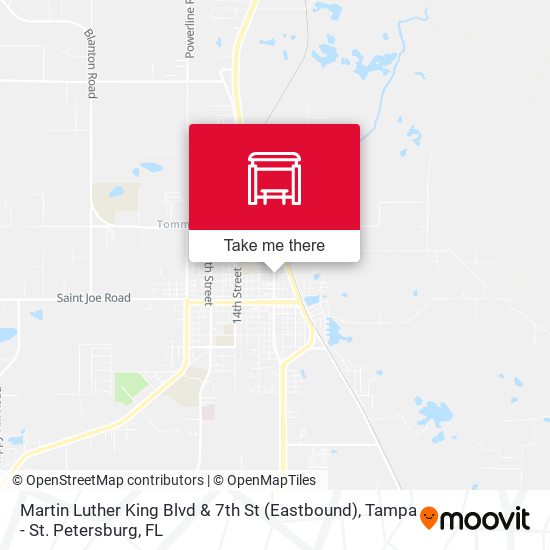 Martin Luther King Blvd & 7th St (Eastbound) map