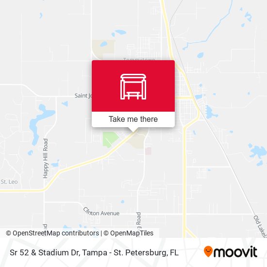 Sr 52 & Stadium Dr map