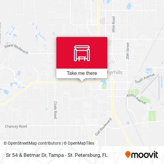 Sr 54 & Betmar Dr map