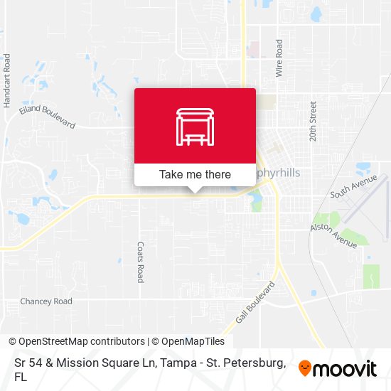Mapa de Sr 54 & Mission Square Ln