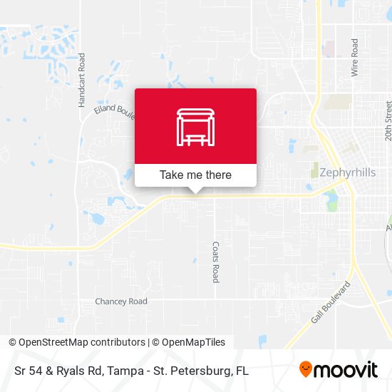 Sr 54 & Ryals Rd map
