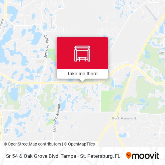 Sr 54 & Oak Grove Blvd map