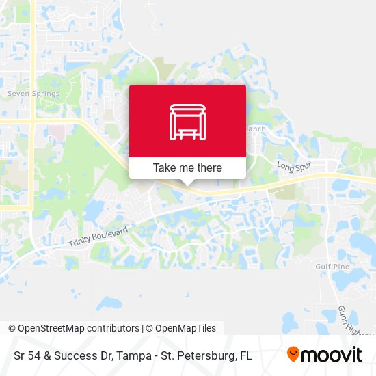 Sr 54 & Success Dr map