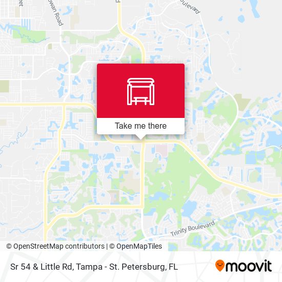 Sr 54 & Little Rd map