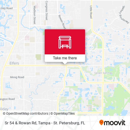 Sr 54 & Rowan Rd map