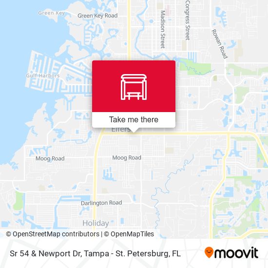 Sr 54 & Newport Dr map