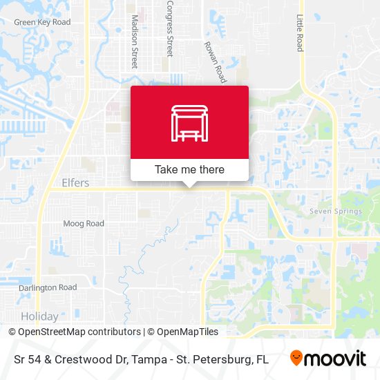 Sr 54 & Crestwood Dr map