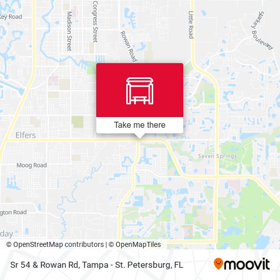 Sr 54 & Rowan Rd map