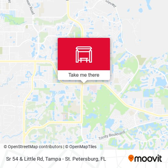 Sr 54 & Little Rd map