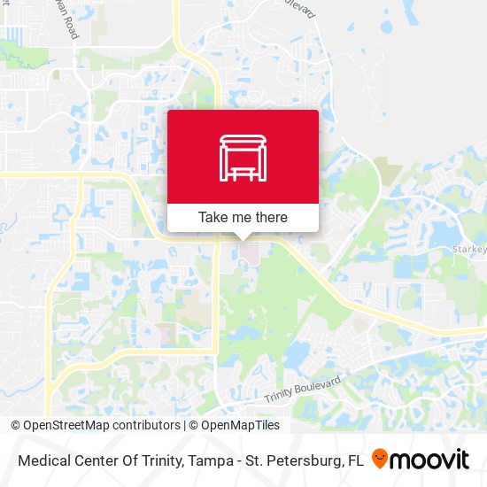 Mapa de Medical Center Of Trinity