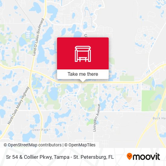 Sr 54 & Collier Pkwy map