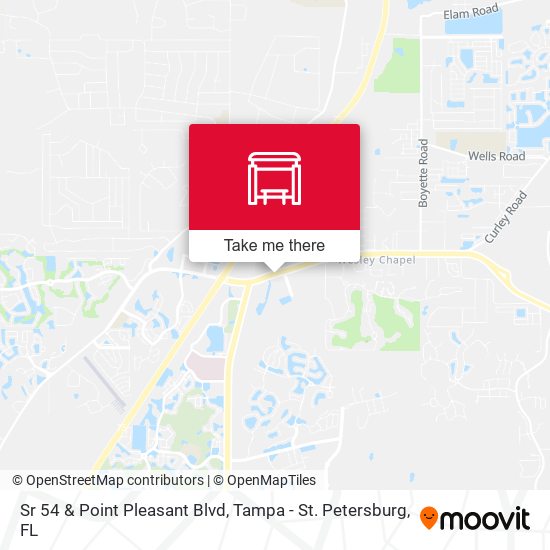 Sr 54 & Point Pleasant Blvd map