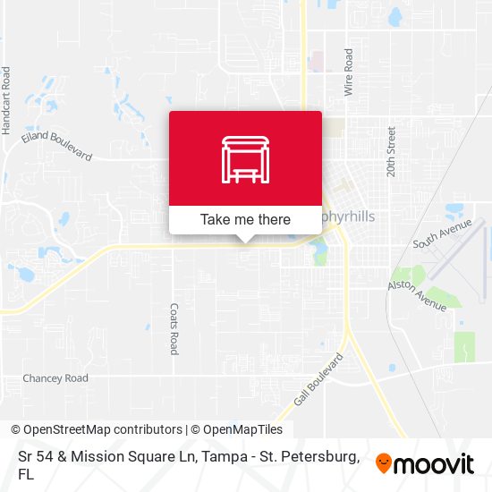 Sr 54 & Mission Square Ln map