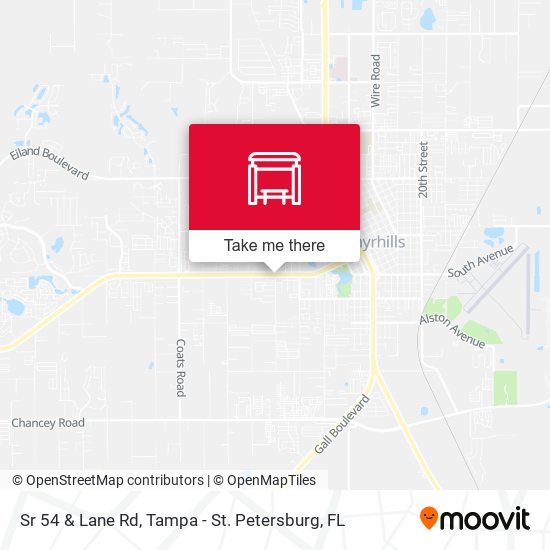 Mapa de Sr 54 & Lane Rd