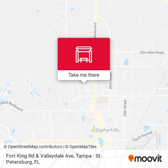 Fort King Rd & Valleydale Ave map