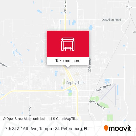 7th St & 16th Ave map