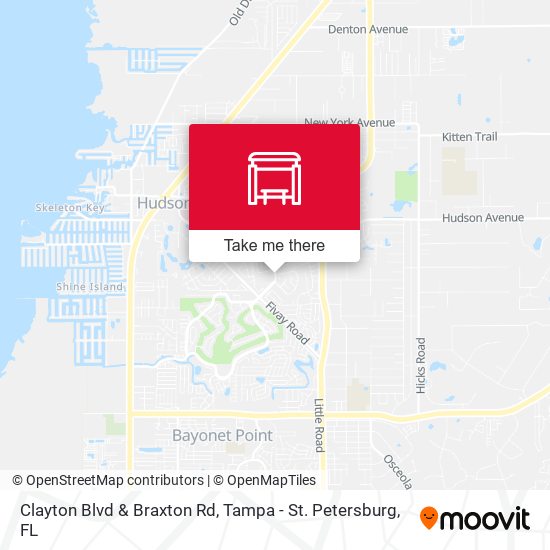 Clayton Blvd & Braxton Rd map