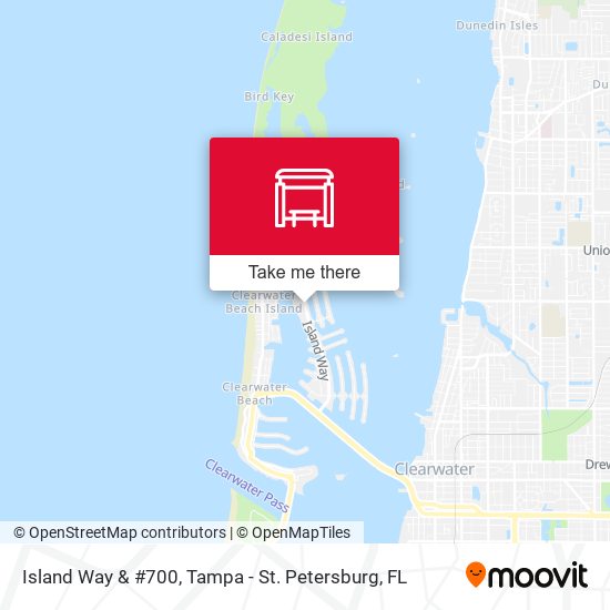 Island Way & #700 map