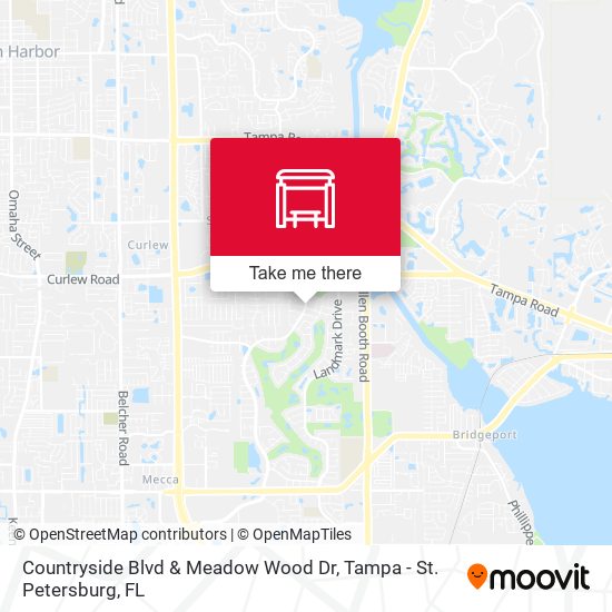 Countryside Blvd & Meadow Wood Dr map