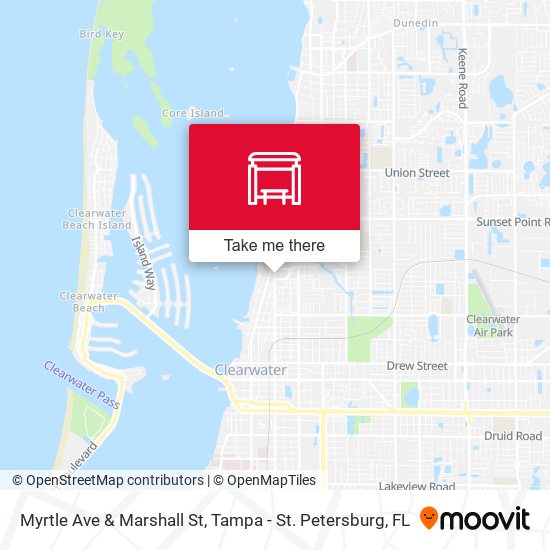 Mapa de Myrtle Ave & Marshall St