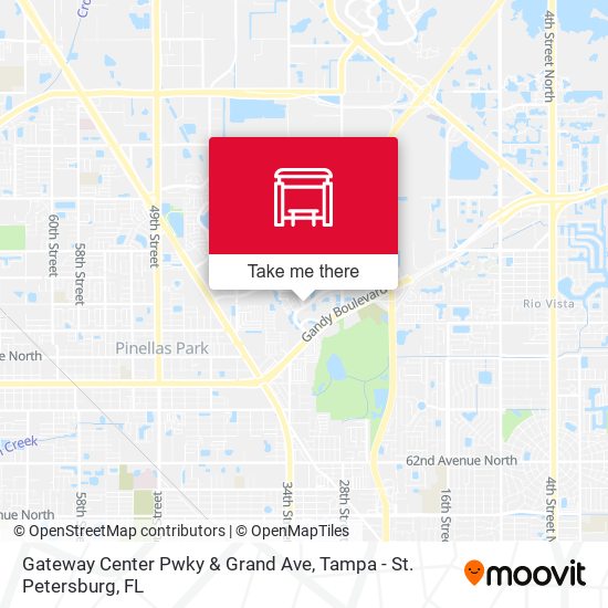 Gateway Center Pwky & Grand Ave map