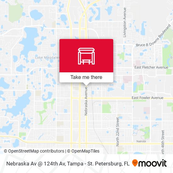 Mapa de Nebraska Av @ 124th Av