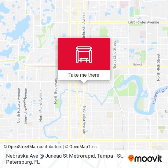 Mapa de Nebraska Ave @ Juneau St Metrorapid