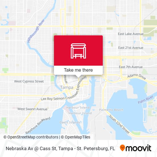 Mapa de Nebraska Av @ Cass St