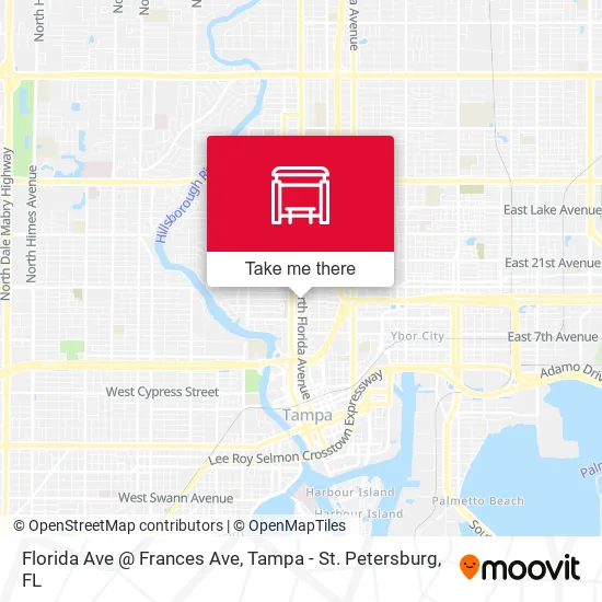 Florida Ave @ Frances Ave map