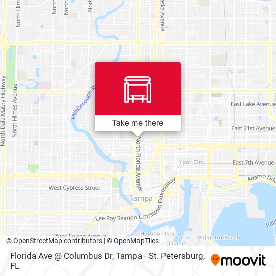 Florida Ave @ Columbus Dr map