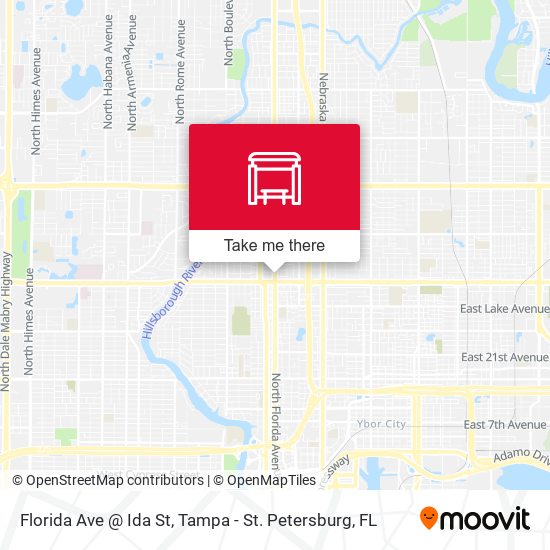 Florida Ave @ Ida St map