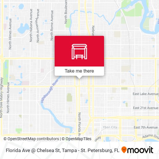 Florida Ave @ Chelsea St map