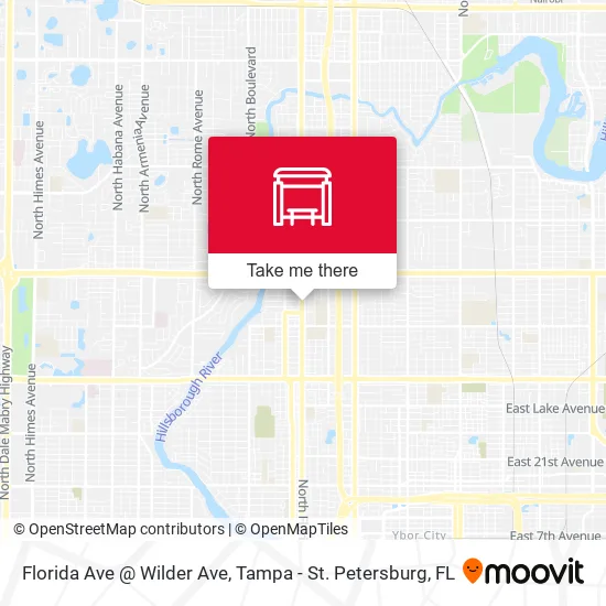 Florida Ave @ Wilder Ave map