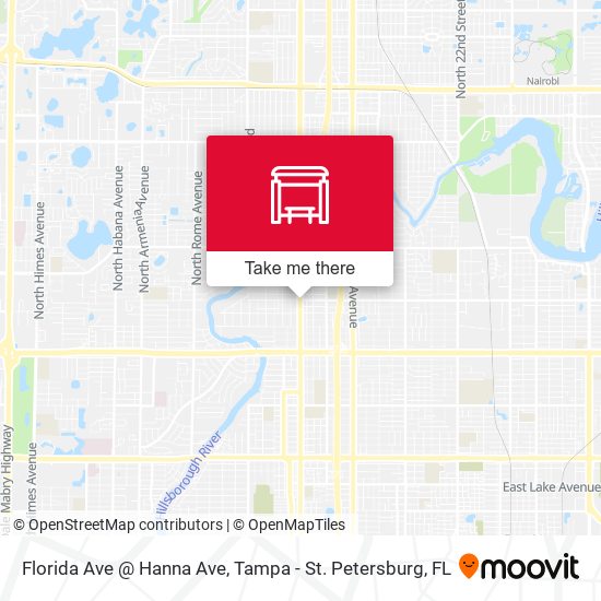 Mapa de Florida Ave @ Hanna Ave